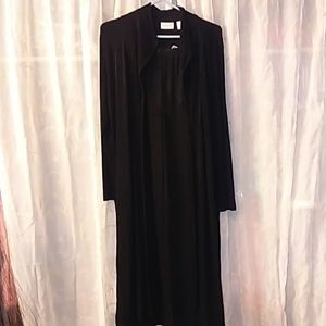 CHICO'S lounge wear palazzo pants and duster